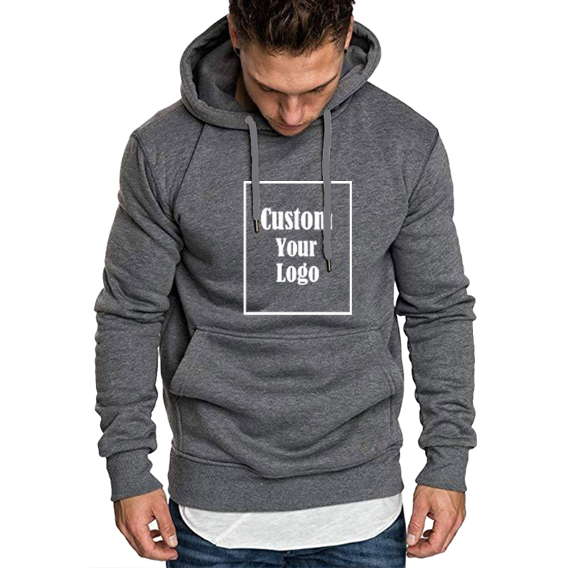 Nuevo estampado chándal Sudadera con capucha Joggers pulóver Sudadera con capucha otoño Casual hombres ropa de Color sólido personalizar ropa de calle 2024
