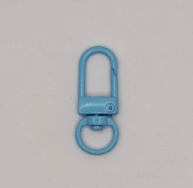 Llavero con cerradura de puerta pequeña en forma de U, colgante de joyería