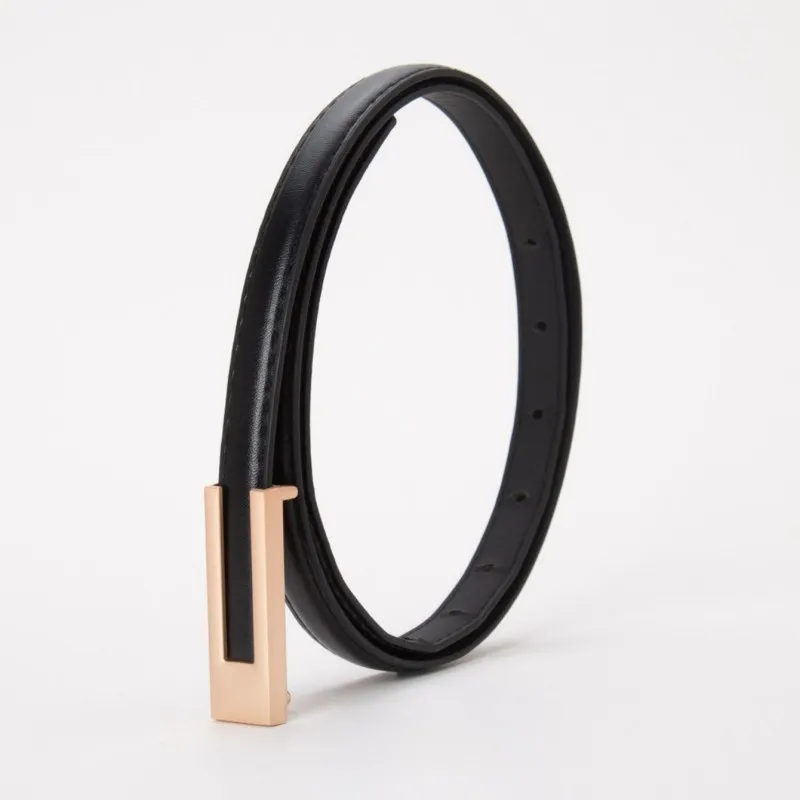 Een dunne tailleband met vintage matte drukknopen voor dames. Het kan worden gebruikt om de taille op te raken en als ornament voor Summe