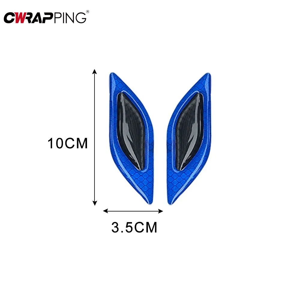 6pcs/Set Car Reflective Stickers Anti-Scratch Safety Warning Sticker for Moto Truck Auto Motor Exterior Decorative Accessories