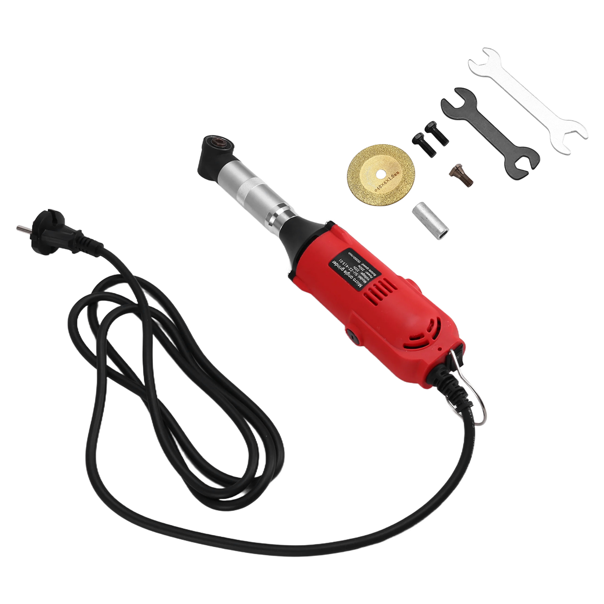 BABQ 350 ワット 90 度速度調整可能な電気エルボーセラミックタイルミシンタイルクリーニングツール EU プラグ