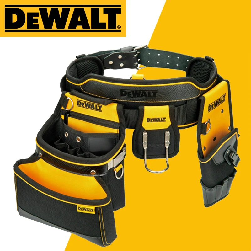 DEWALT DWST81228-8 Универсальный ремень для инструментов Пыленепроницаемый Прочный износ Регулируемая поясная сумка для хранения