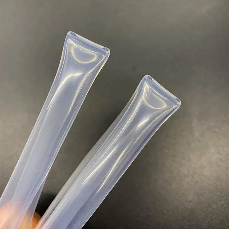 Manguera de goma de silicona transparente de calidad alimentaria, 1/2/5M, ID2 3 4 5 6 7 8 9 10 12 14mm ID, tubo de silicona Flexible no tóxico, transparente y suave