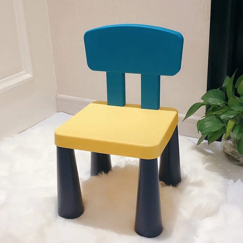 Juego de mesa y silla de plástico para niños, juego de mesa de juguete para el hogar, jardín de infantes, estudio de bebé