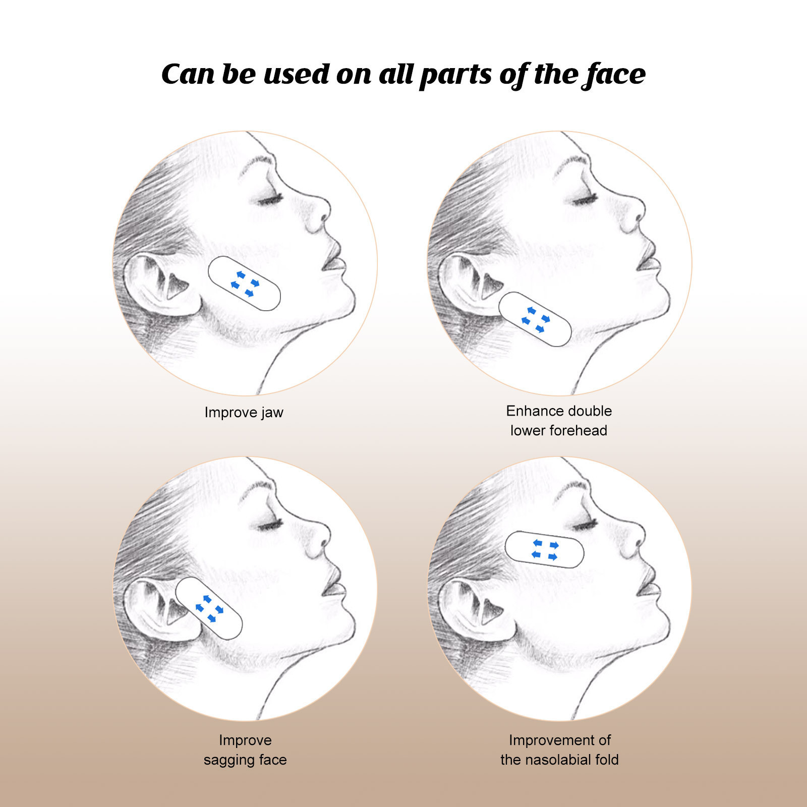 40/120Pcs Invisible Face Stickers V Shape Neck Eye Double Chin Lift Tapes Patch for Ladies Christmas Holiday Gifts