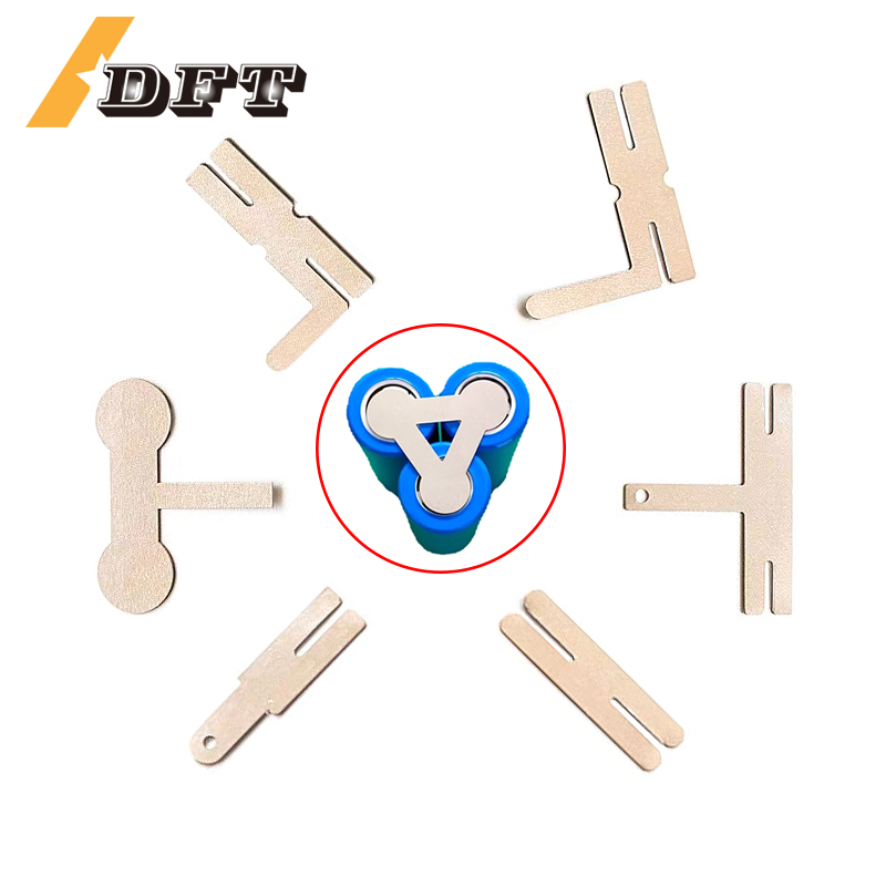 50 Stück Lithiumbatterie 18650 vernickelte Stahlblechplatte für Batterieschweißmaschine Punktschweißgerät DIY-Projekte