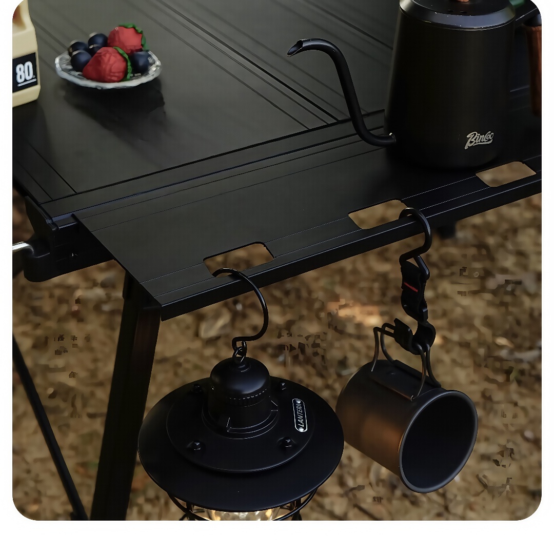 Mesa de camping plegable y extensible Mesa de barbacoa y patchwork modular multifuncional