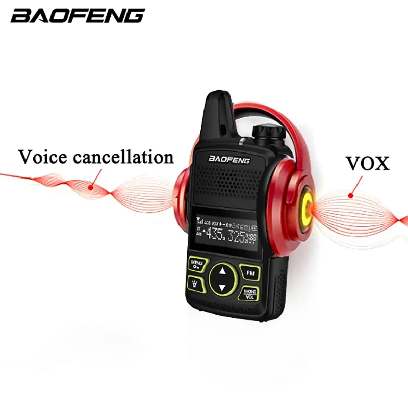 Baofeng BF-T1 MINI Walkie Talkie Kinder Woki Toki USB Ladegerät Kind Intercom HF Transceiver Tragbare CB Ham Radios UHF Sender