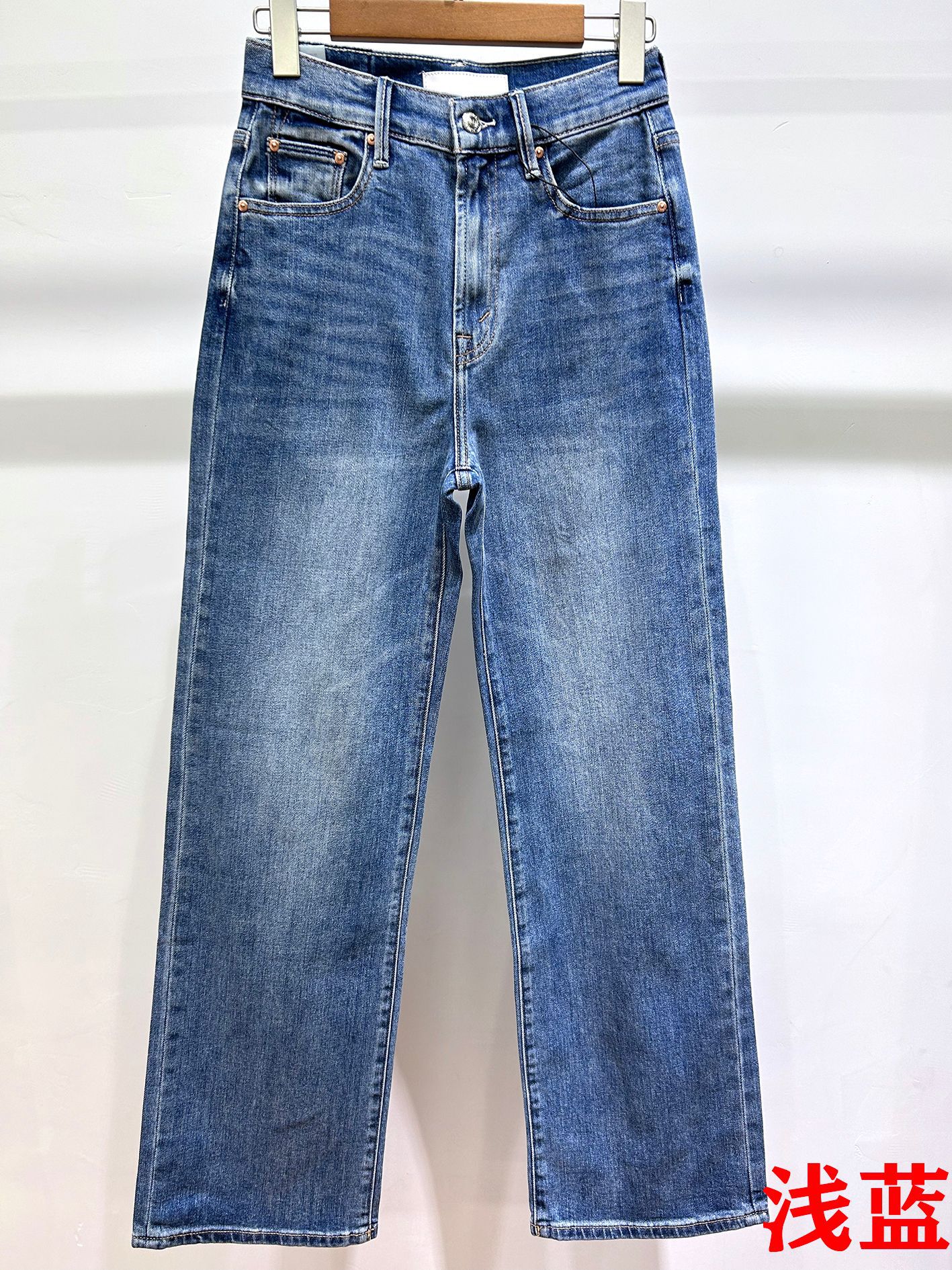 Kobiety wysokiej talii luźne jeansy moda wszechstronny pani prosto spodnie dżinsowe