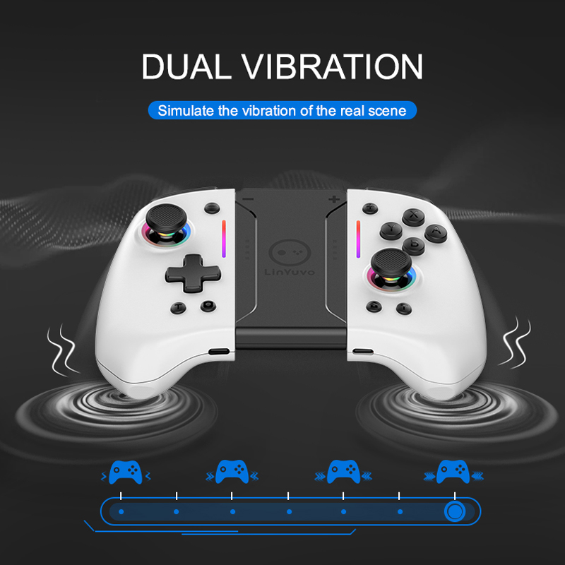 Wireless Bluetooth Control For Nintendo Switch & OLED & Lite Gamepad Controller Gaming Command Mando Game Pad Accessories Hall