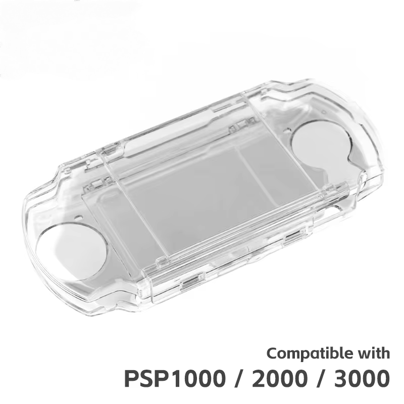Transparent Hard Shell Crystal Case for PSP 1000/2000/3000 - Anti-Scratch Full Protection Replacement Cover