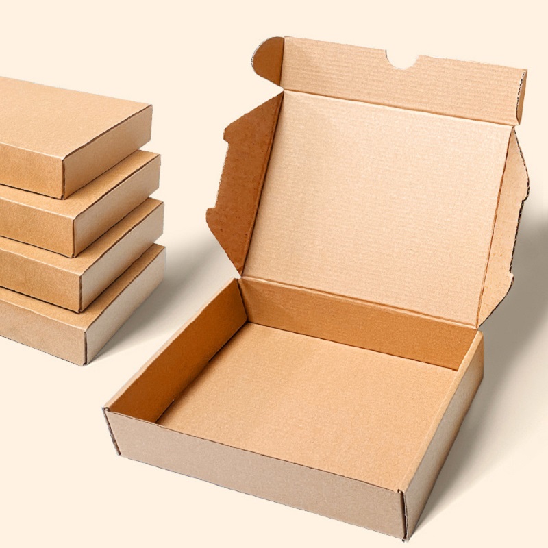 10.5x7.5x2 ซม.กล่องกระดาษแข็ง Mailer กล่องเครื่องบินสําหรับขนาดเล็กธุรกิจของขวัญ Mailing บรรจุภัณฑ์เครื่องบิน 10 ชิ้น/ล็อต