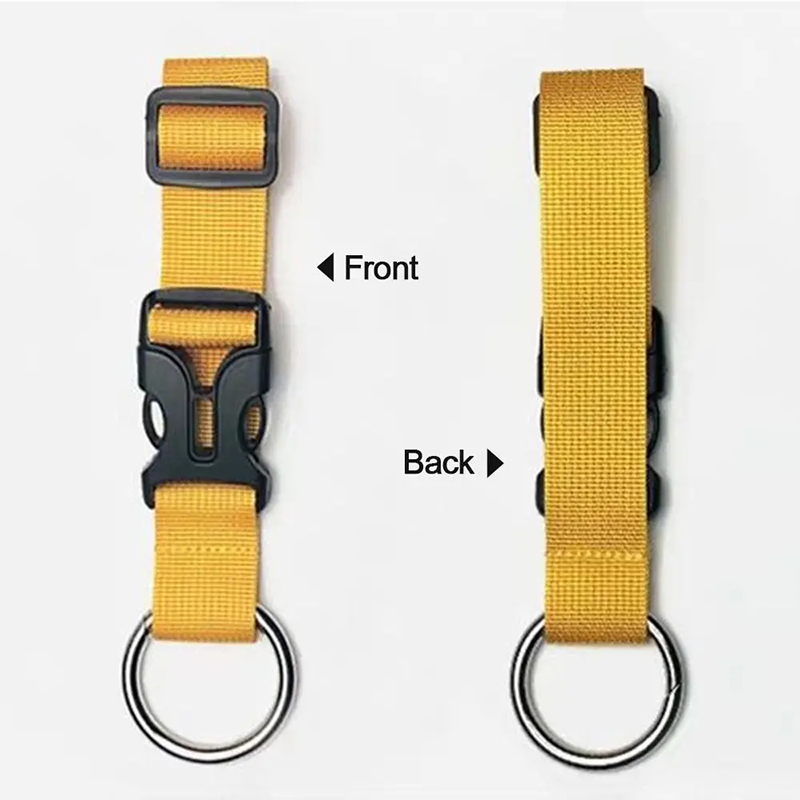1 pz Backbin cintura fibbia fascia per bagagli zaino multifunzionale fibbia appesa valigia portatile gancio fibbia appesa