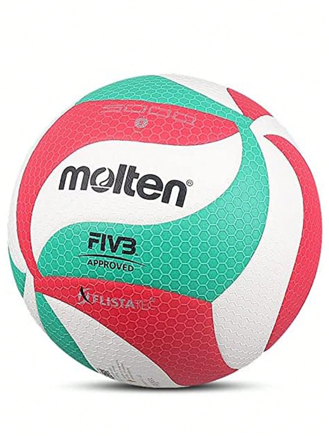 Molten FLISTATEC Volleybal maat 5-volleybal PU-bal voor studenten, volwassenen en tieners, wedstrijdtraining buiten, binnen