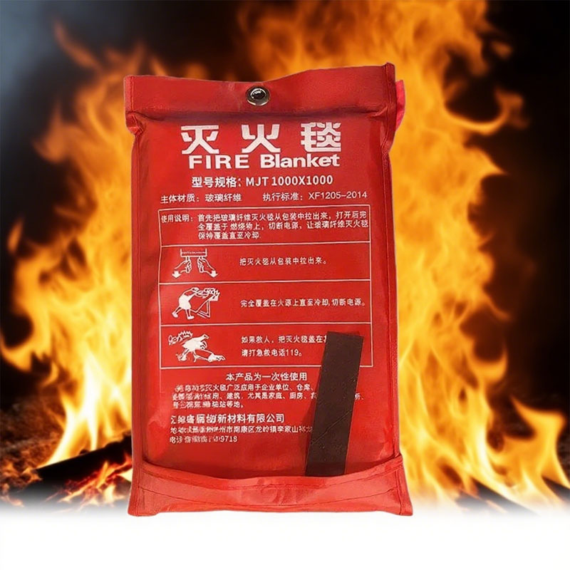 Emergency Fire Blanket Home and Kitchen Emergency Fire Retardant Fireproof Blankets Heavy Duty Fiberglass Camping Fireplace Car