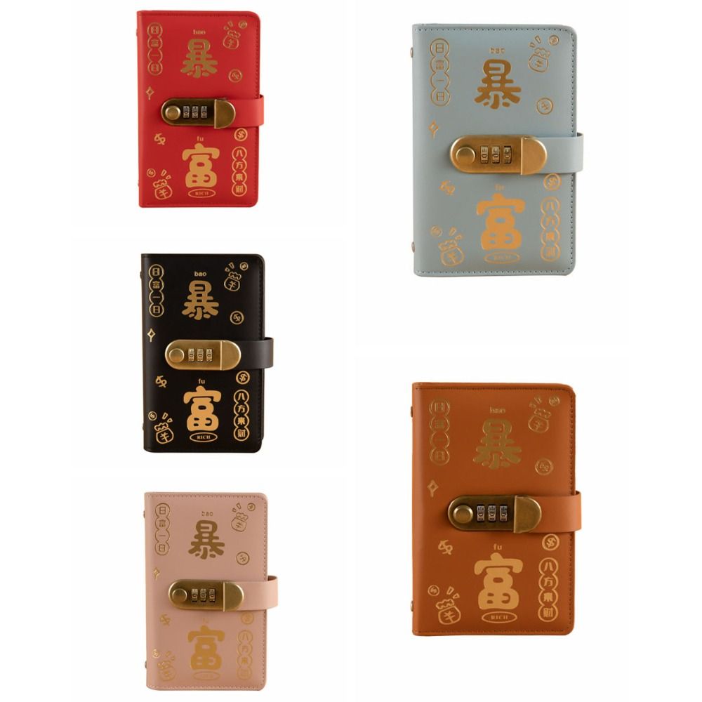 50 Blatt Geld sparen Binder Tragbare PU Leder Planer Organizer Sparhandbuch Brieftasche Lagerung Kontobuch