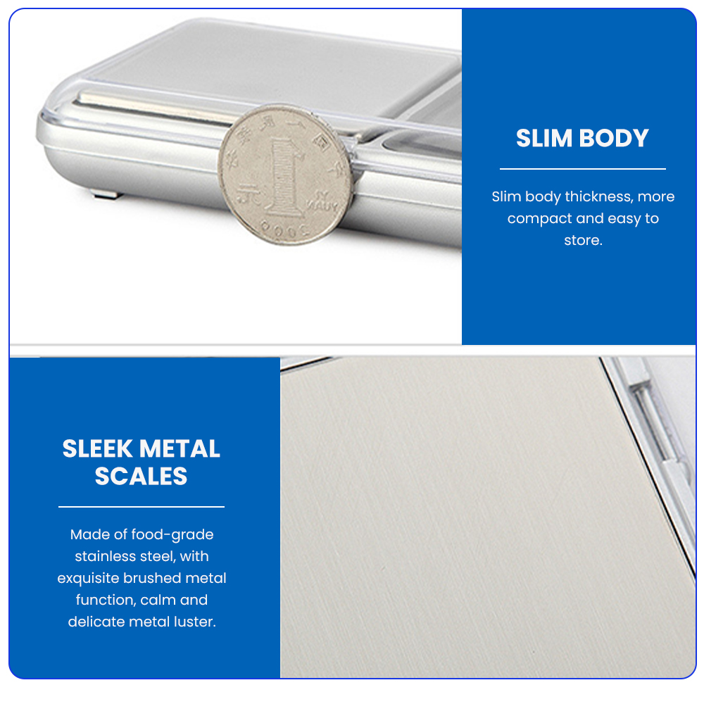 Clearance_Household Kitchen Hochpräzise tragbare tragbare elektronische Waage zum Wiegen von Schmuck_Continuous Updates