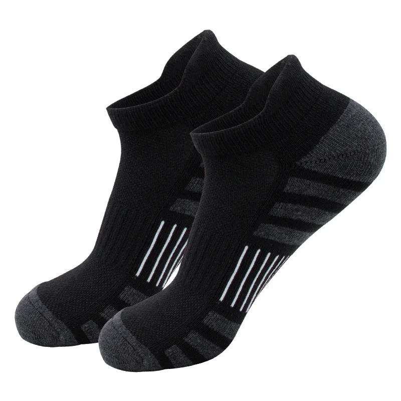 6/24 pares de calcetines deportivos tobilleros para correr, calcetines deportivos acolchados y transpirables de corte bajo para hombres y mujeres