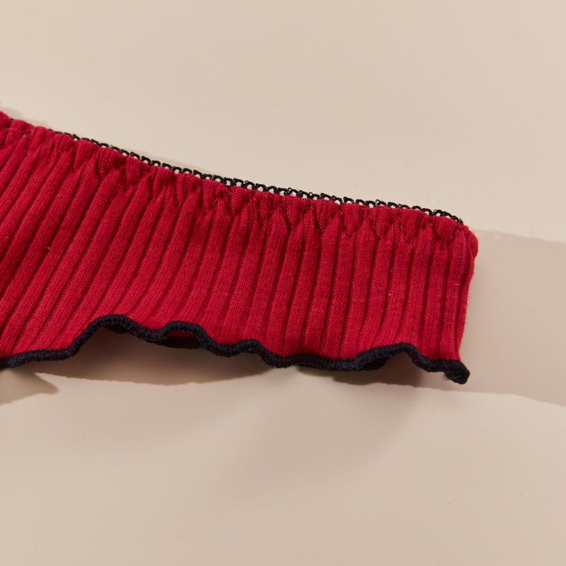 3 piezas de Tanga Sexy para mujer hermosa compacta linda joven Multicolor bragas Multicolor verano explosión lado negro algodón