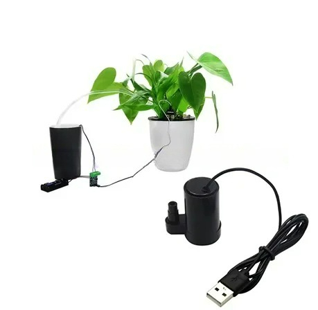 1pcs DC 3-5V USB Micro Dompelpompen Mini Geluidsarm Borstelloze Waterpomp voor Aquaria Aquarium vijver Fontein Hydrocultuur Tuin