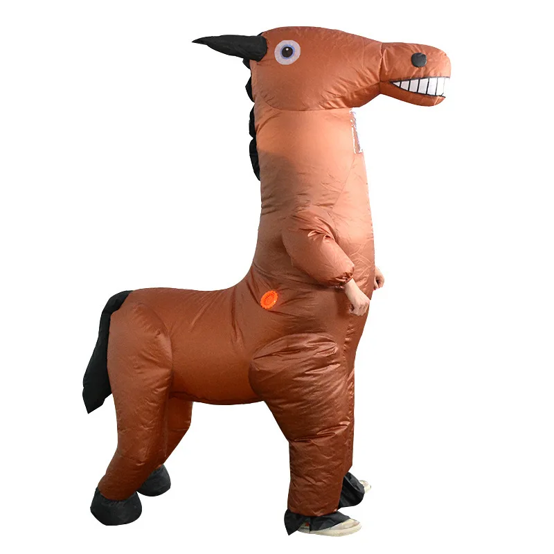 Funny Walking Horse Inflatable Giraffe Inflatable Suit Props Stage Performance