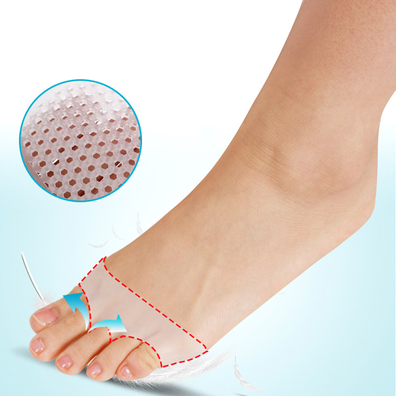 1 Paar Zehen polster weiches Silikon gel Schock Anti Vorfuß polster Zehen trenner Mittelfuß korrektur Fußpflege Schuhe Kissen