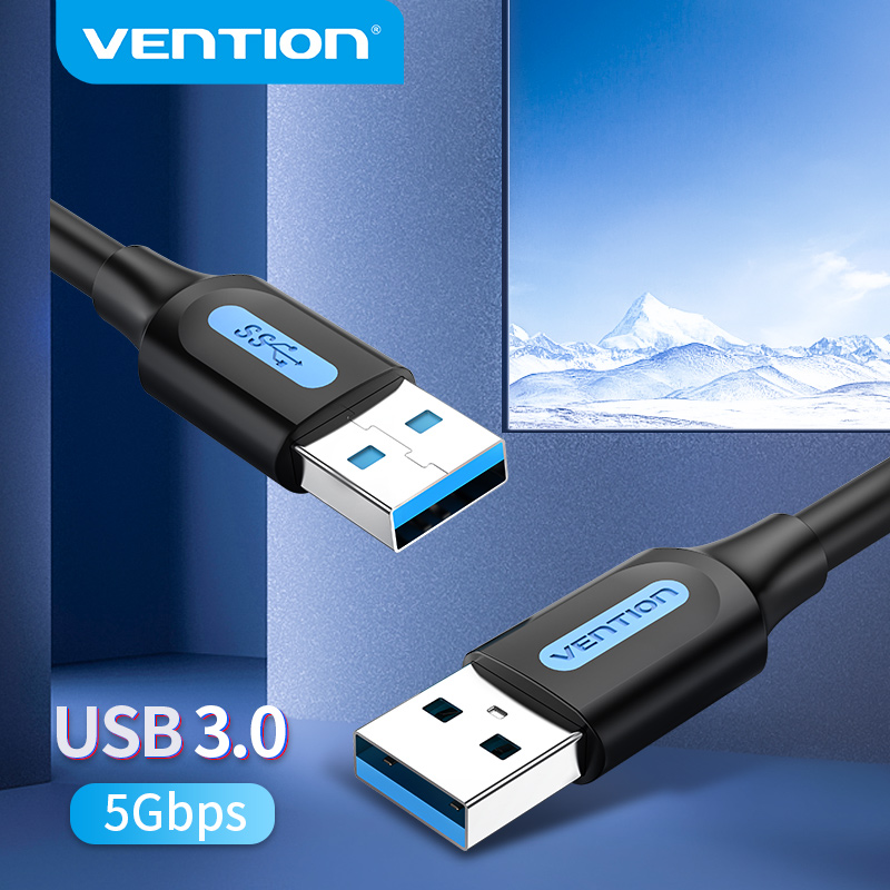 Vention Cavo di prolunga da USB a USB Maschio a Maschio 3.0 2.0 Cavo di prolunga USB per disco rigido TV Box Radiatore Cavo di prolunga USB 3.0