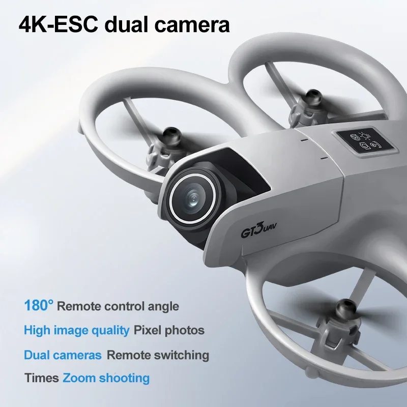 Nuevo Dron GT3 Original 8K WIFI GPS profesional HD fotografía aérea Control remoto avión HD cámara Dual Quadcopter juguetes UAV