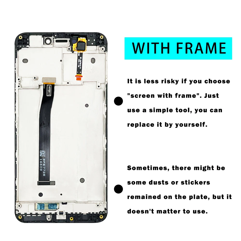 Mới 5.0 "Nguyên Bản Màn Hình LCD Cho Xiaomi Redmi 4X Màn Hình Bộ Số Hóa Cảm Ứng Có Khung Cho Redmi 4x Thay Thế các Bộ Phận