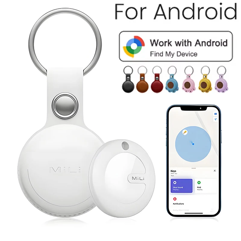 MiTag Bluetooth Tracker For Android Smart Compact Item Finder Portable Mini Tracking Device For Dog Cat Key Car Wallet Locator