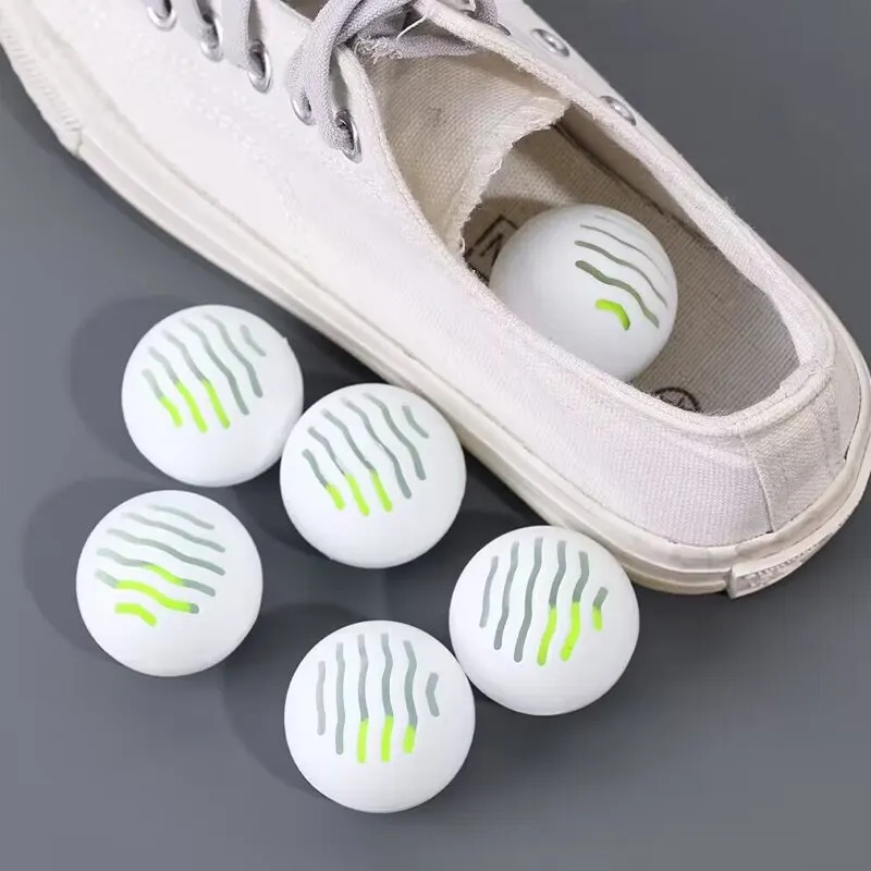 Bolas desodorantes para zapatos, ambientadores multifunción con aroma de jazmín, calzado, armario, desodorización de inodoro, aromático de larga duración