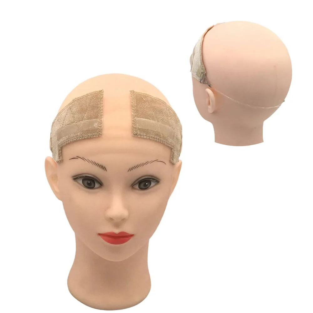 Peruca aperto bandana de veludo com silicone bandana lenço cabeça faixa de cabelo com linha de pesca invisível e ajustável bandana para peruca