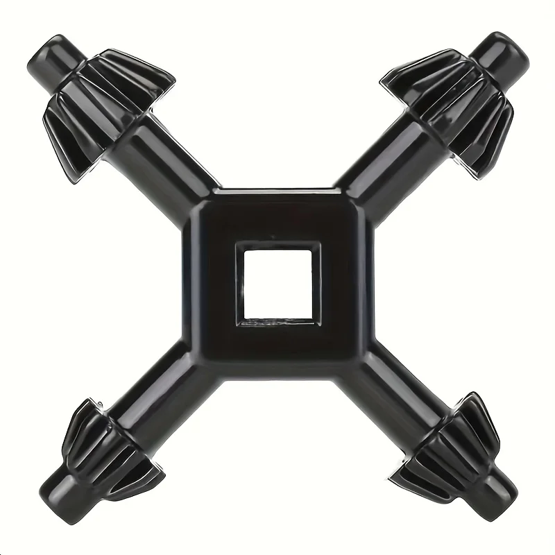 Durable 4-in-1 Multi-Purpose Wrench with 6mm to 16mm Cross Drill Chuck Carbon Steel Great for Drills and Pistols No Assembly