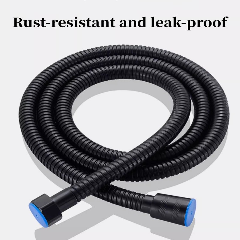 Stainless Steel Flexible Shower Hose Long Bathroom Shower Water Hose Extension Plumbing Pipe Pulling Tube Bathroom Accessories