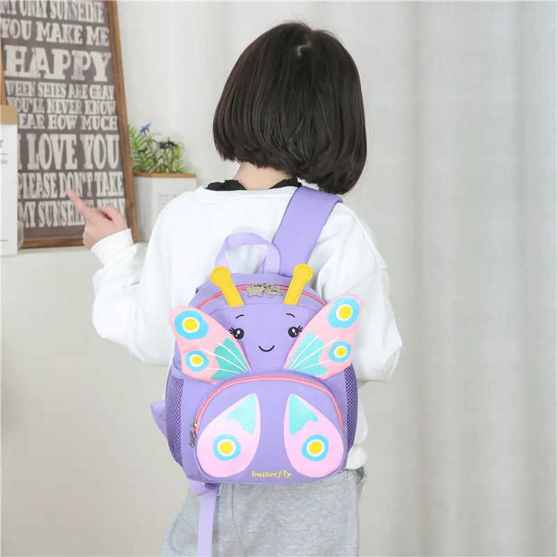 Modischer Mädchen Prinzessin Kindergarten Rucksack Niedlicher Schmetterling Kinder Schulrucksack Cartoon Leichte Kinder Umhängetasche