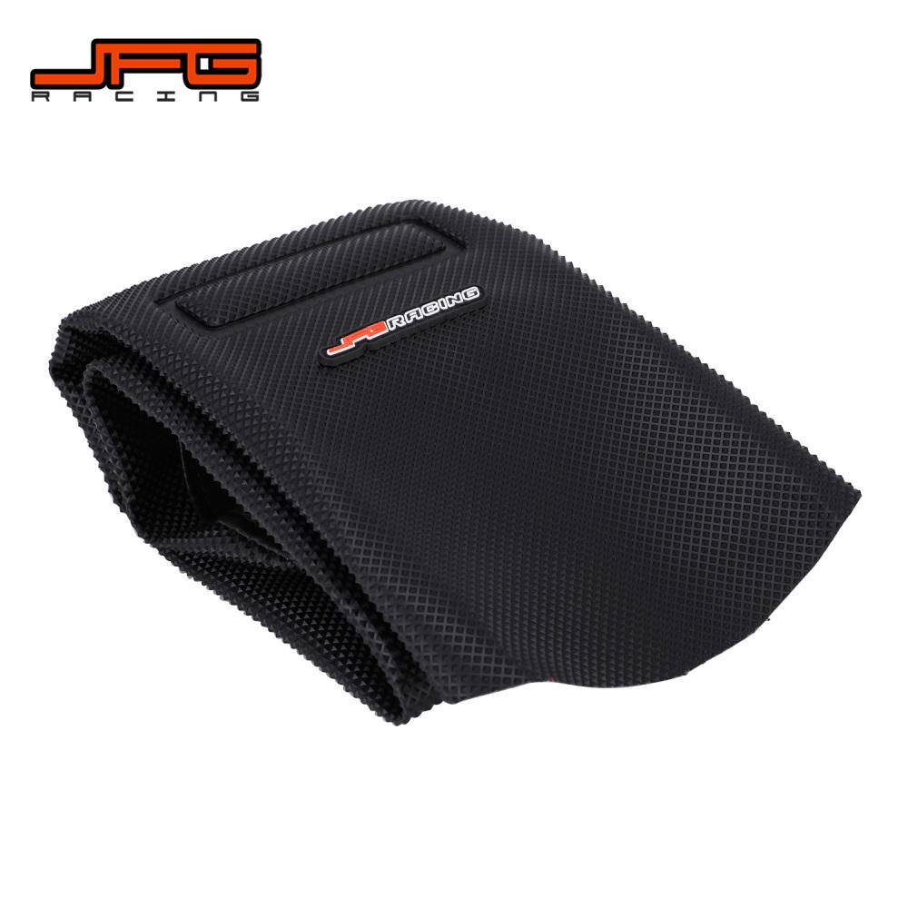 Accesorios para motocicleta, funda de asiento Universal de PVC, diseño antideslizante, resistente al agua para KTM, Honda, Suzuki, Kawasaki, motocicleta todoterreno