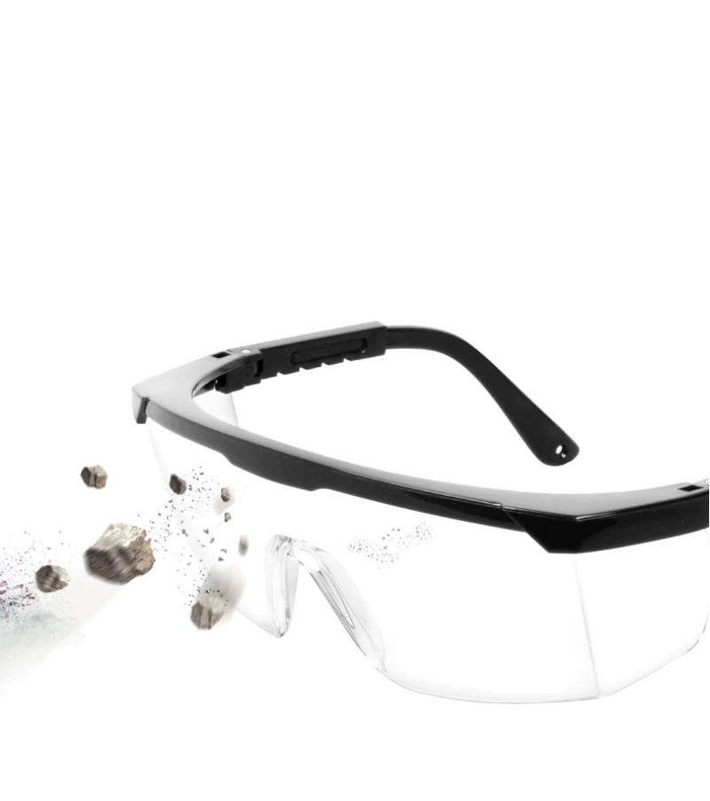 Telescopic leg protection glasses anti-flying sand grinding dust goggles anti-flying dust goggles