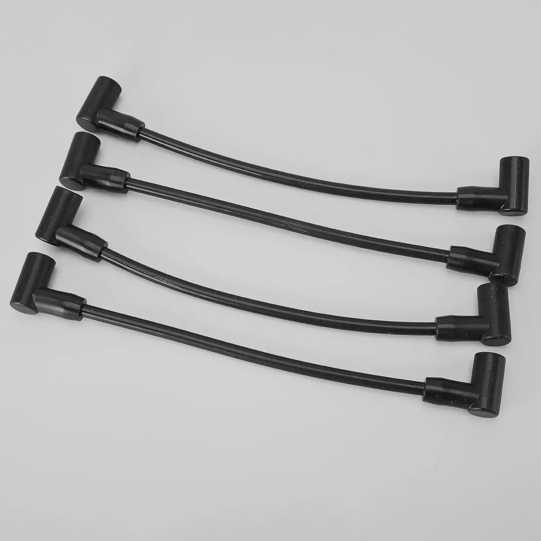 84- 881908 T 1 Set Außenbord-Zündkerzenkabel, passend für Mercury Marine 4-Zylinder, 40–60 PS, EFI 4-Takt-Motoren, Schwarz