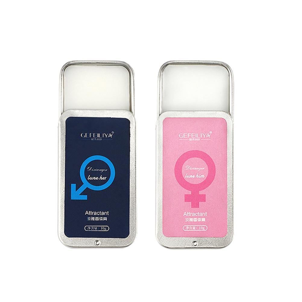 Bálsamo de Perfume de feromonas para el cuidado del cuerpo de mujer y hombre, fragancia de larga duración, 10g, Perfume portátil, desodorante, fragancia de Colonia