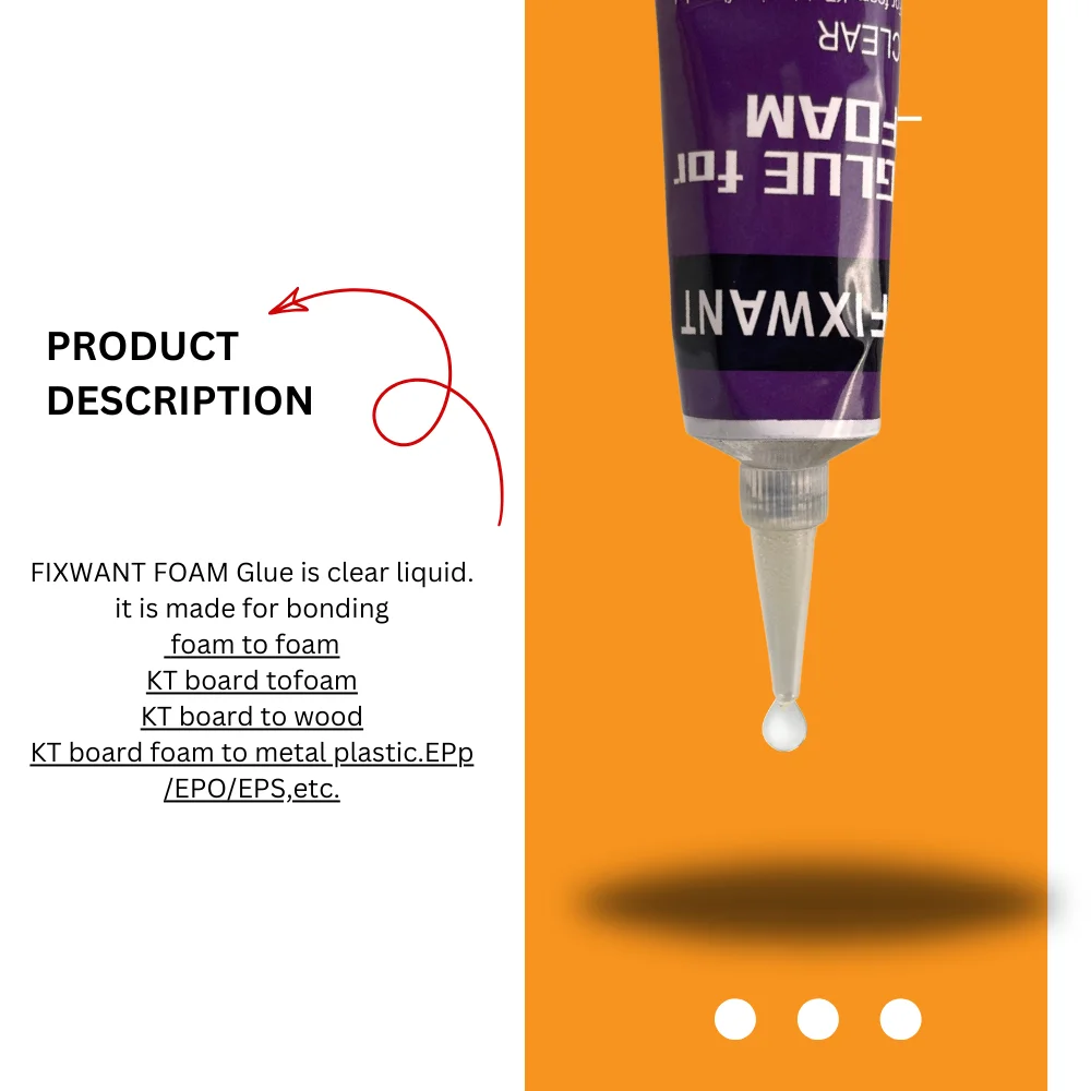 High-Strength Foam Glue for Waterproof Bonding Sponge Aircraft Model Wood Metal EPS EPO EPP Adhesive and More