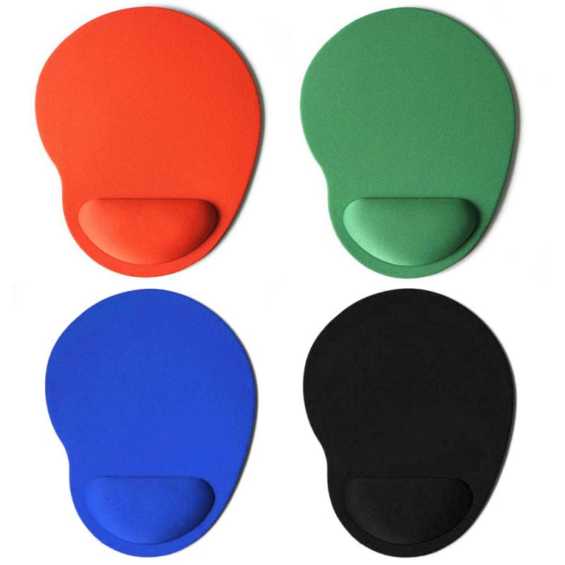 Solid Color Table Ergonomic Mouse Pad with Wrist Rest Non-Slip Rubber Computer Pad on The Table Surface for The Mouse Wristband