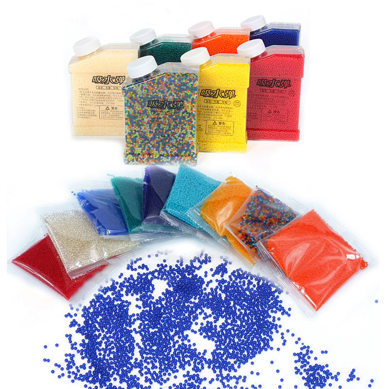 7-8 มม.เจลน้ําHydrogelลูกบอลBulletลูกปัดขวดLight In DarkเติมกระสุนSplatter Ballสําหรับเจลไฟฟ้าปืนอุปกรณ์เสริม