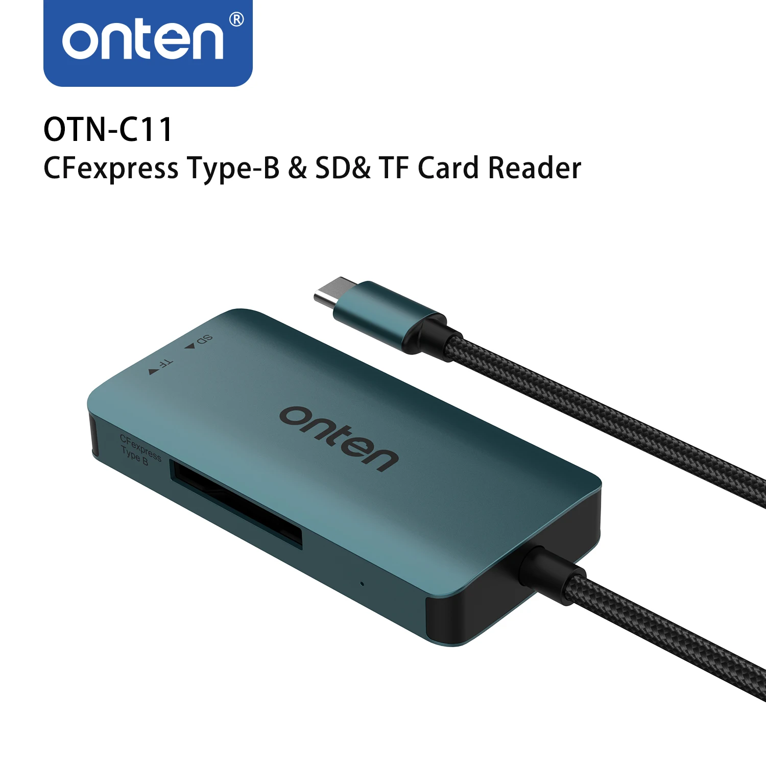 ONTEN Original OTN-C11 ประเภท C CFexpress Type-B & SD & TF Card Reader สําหรับ MacBook Samsung Huawei XiaoMi
