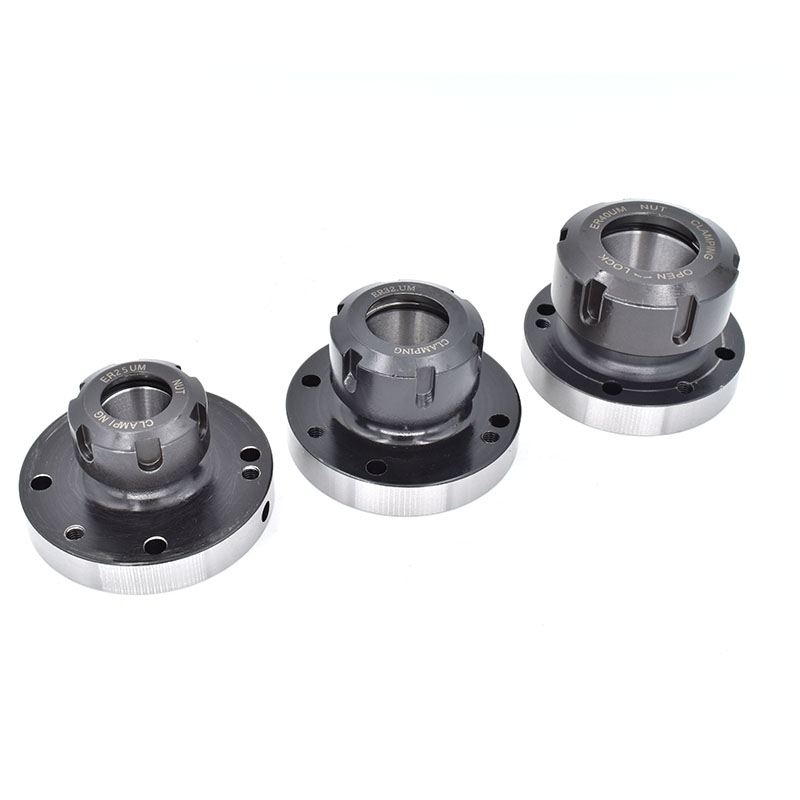 Cartridge ER16 ER20 ER50 ER25 ER32 ER40 125mm 80mm 100mm Mini Flange Four Axis Collet Fixture Chuck For CNC Milling Lathe Tools