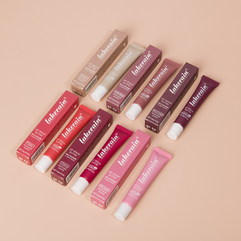 Bálsamo labial de cristal, mantequilla, brillo de labios hidratante, aceite, brillo de labios líquido, tinte de labios, azúcar marrón, cereza, maquillaje de labios rosa