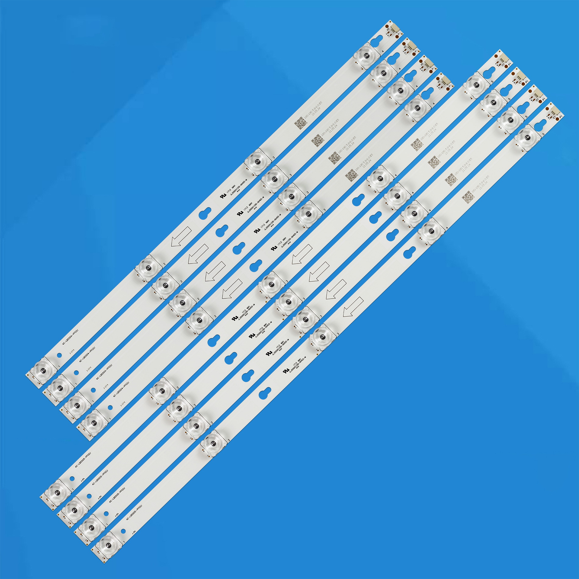 Новая 8 шт. светодиодная лента для подсветки телевизора THOMSON 55UD6216 55UD6236 55UD6206 55UC6336 55UC6416 55UC6426 L55P2 L55P2-UDN 55s4900