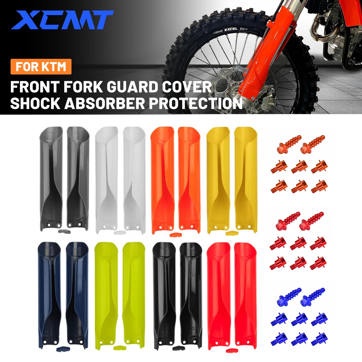 Osłona przedniego amortyzatora motocyklowego do KTM 2016-2023 2024 EXC EXCF SX SXF XC XCF XCW XCFW XWF 125-500CC