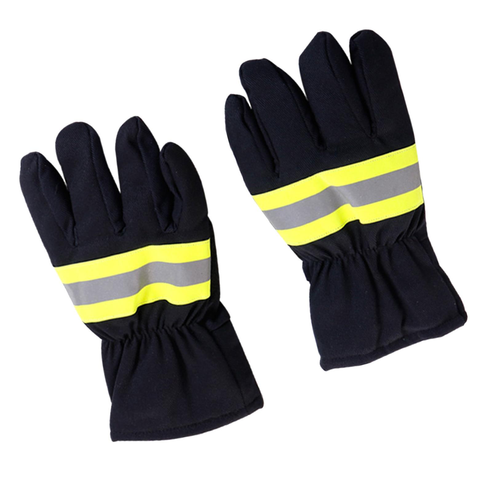 Feuerfeste Handschuhe, Arbeitshandschuhe, Arbeitshandschuhe, Rettungshandschuh für Damen und Herren, Zubehör