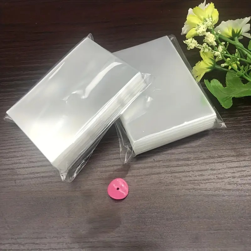 Mangas protetoras de saco de equipe de cartão transparente premium para jogo de cartas, carregador superior apto para cartões mágicos e cartão premium
