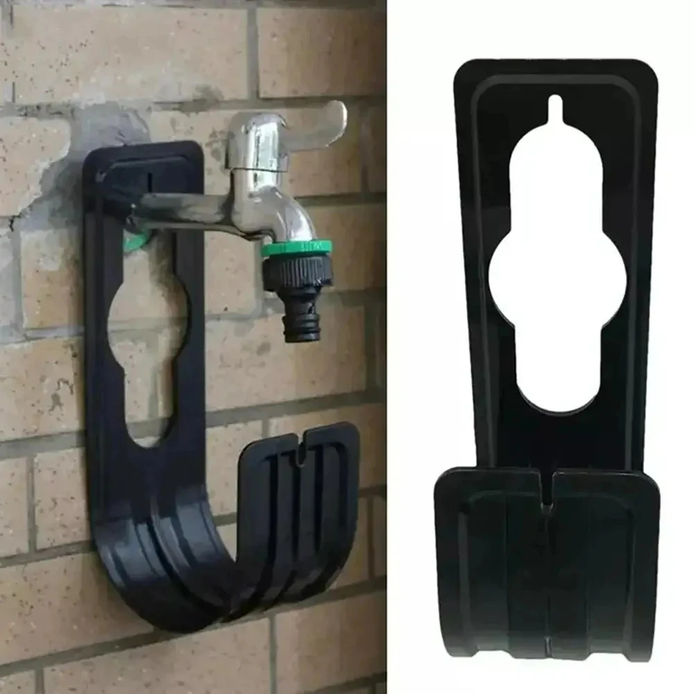 Grifo de montaje en pared para jardín, organizador de manguera de riego, estante de carrete de tubería de agua agrícola, almacenamiento conveniente de soporte de tubería de agua